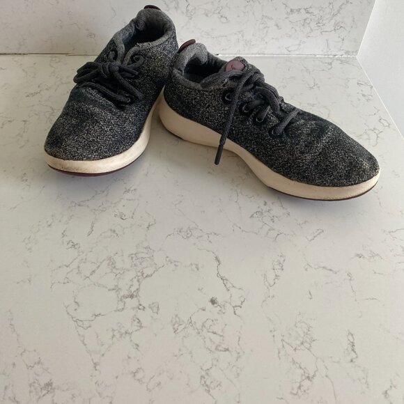 Allbirds Women’s Wool Runner Mizzles Gray Sneakers Size 9 1119 NV1 Merino Wool - Picture 6 of 14